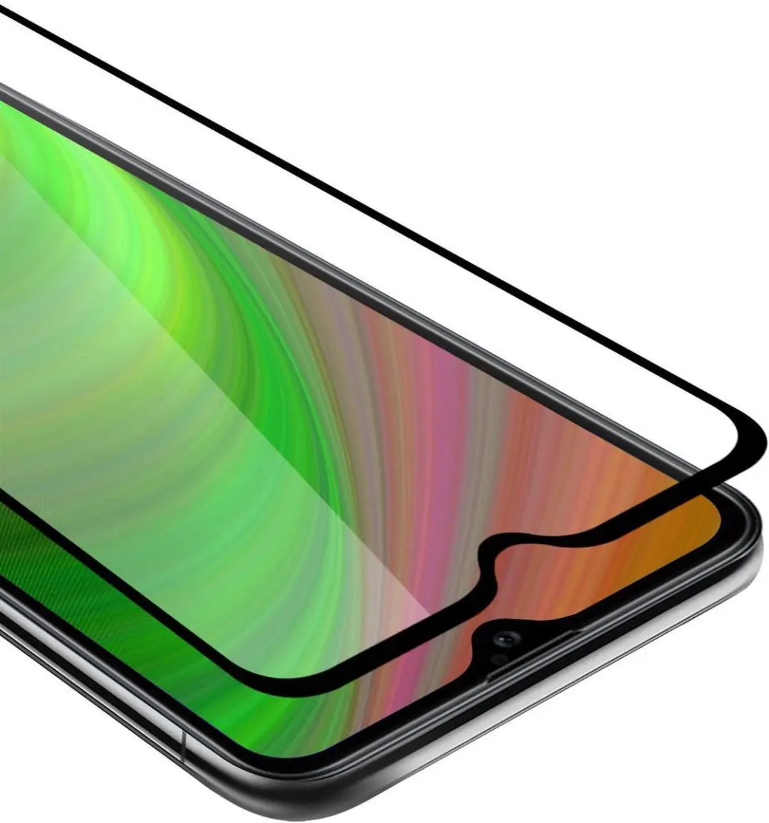 Cadorabo Screenprotector geschikt voor Samsung Galaxy A20s Volledig scherm pants