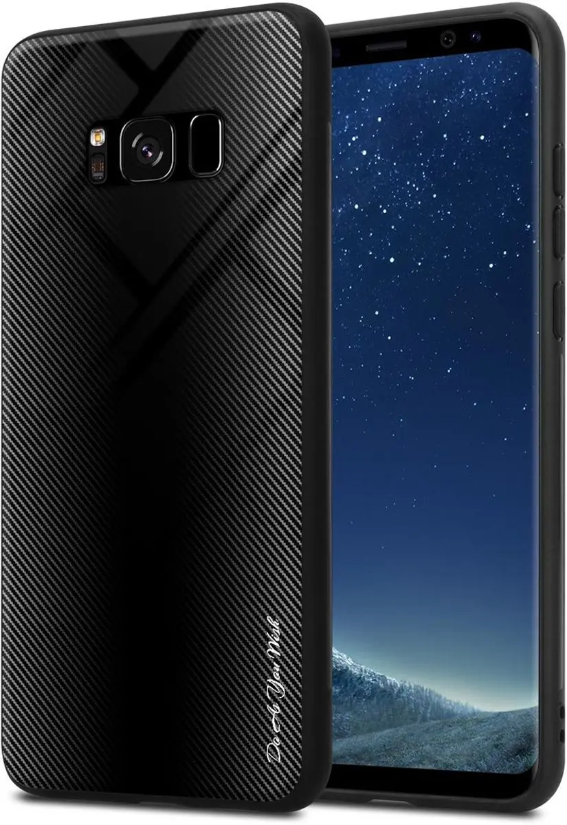 Cadorabo Hoesje geschikt voor Samsung Galaxy S8 in OPAAL ZWART
