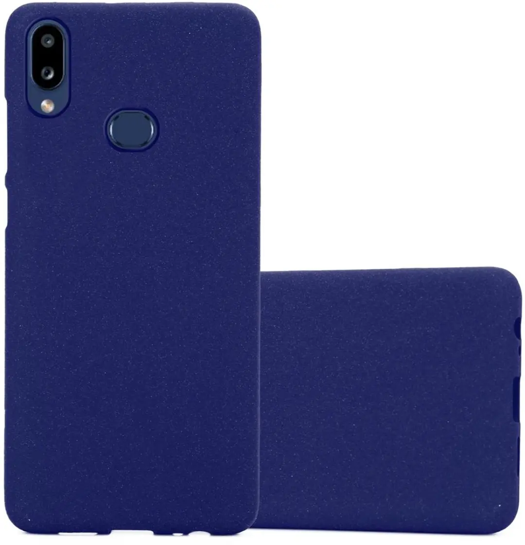Cadorabo Hoesje geschikt voor Samsung Galaxy A10s / M01s in FROST DONKER BLAUW