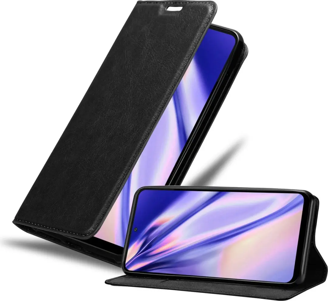 Cadorabo Hoesje geschikt voor Motorola MOTO G71 5G in ZWARTE NACHT