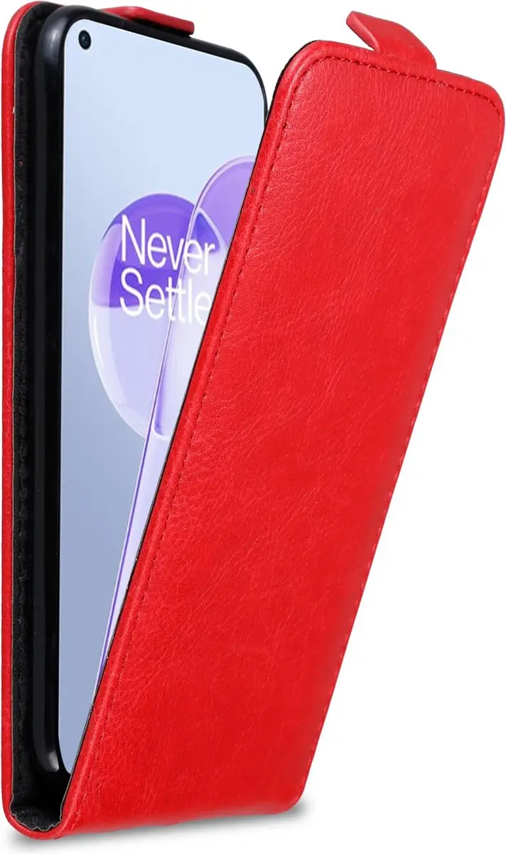 Cadorabo Hoesje geschikt voor OnePlus 9RT 5G in APPEL ROOD
