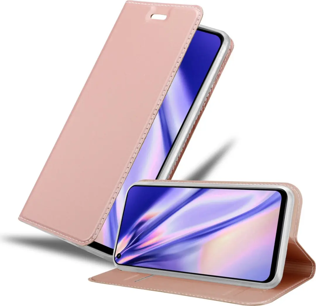Cadorabo Hoesje geschikt voor Realme 8i / Narzo 50 4G in CLASSY ROSE GOUD