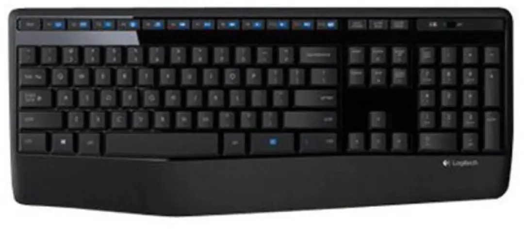 Logitech MK345 Draadloze Toetsenbord & Muis Set - 3 Knoppen - Black/Blue