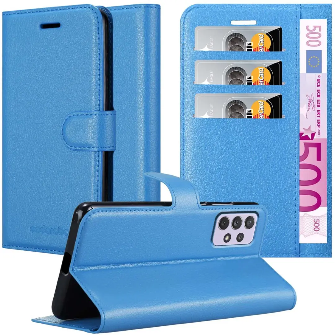 Cadorabo Hoesje geschikt voor Samsung Galaxy A73 5G in PASTEL BLAUW
