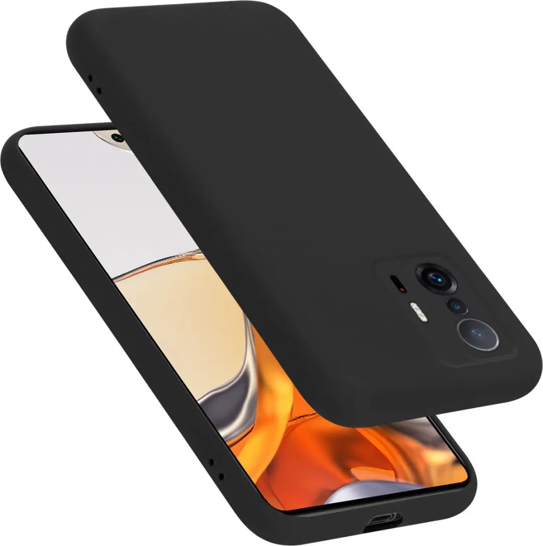 Cadorabo Hoesje geschikt voor Xiaomi 11T / 11T PRO in LIQUID ZWART
