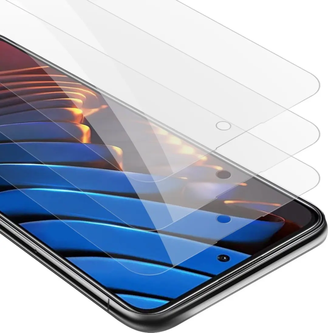 Cadorabo 3x Screenprotector geschikt voor Xiaomi POCO X3 GT