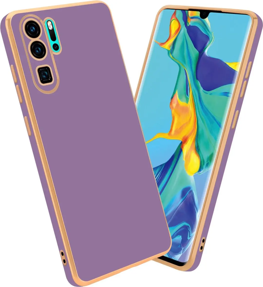 Cadorabo Hoesje geschikt voor Huawei P30 PRO in Glossy Paars