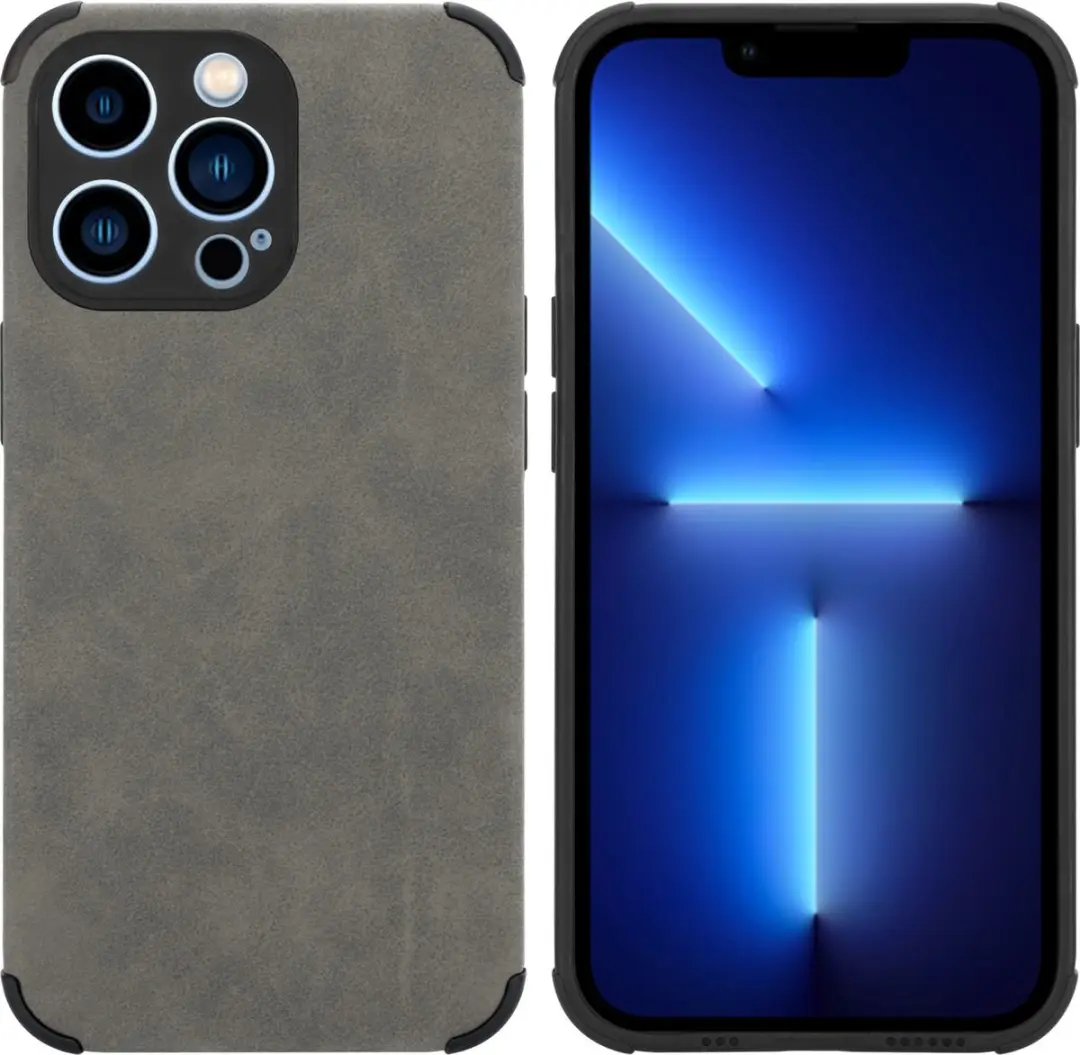 Cadorabo Hoesje geschikt voor Apple iPhone 13 PRO MAX in Zand Grijs
