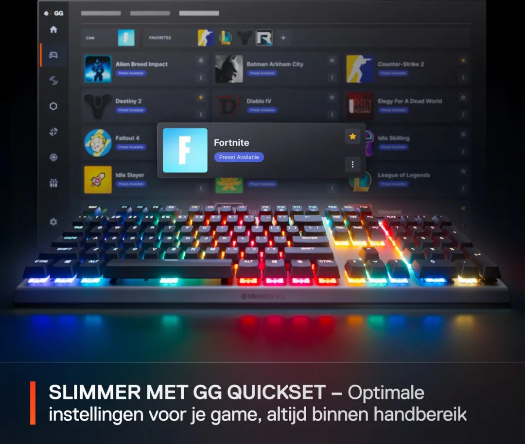 SteelSeries Apex Pro Gen 3 64660 Gamingtoetsenbord - US Layout - Zwart