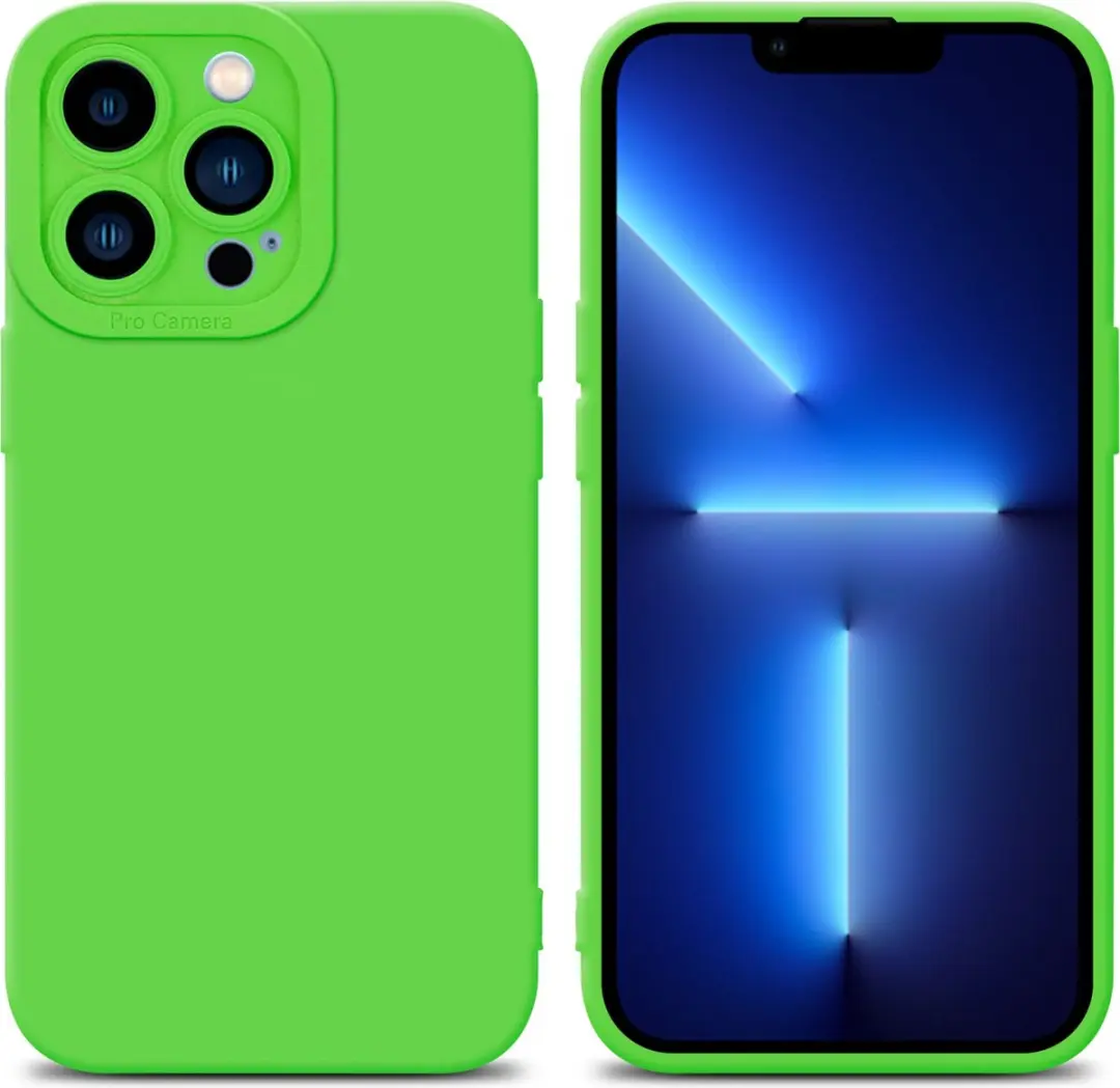 Cadorabo Hoesje geschikt voor Apple iPhone 12 PRO MAX in FLUID GROEN