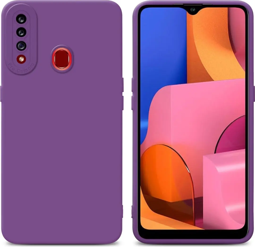 Cadorabo Hoesje geschikt voor Samsung Galaxy A20s in FLUID MAT PAARS