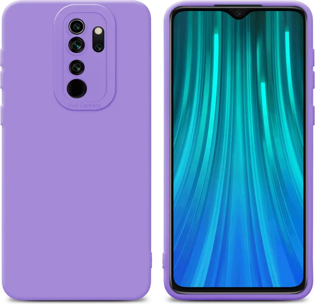 Cadorabo Hoesje geschikt voor Xiaomi RedMi NOTE 8 PRO in FLUID LICHT PAARS