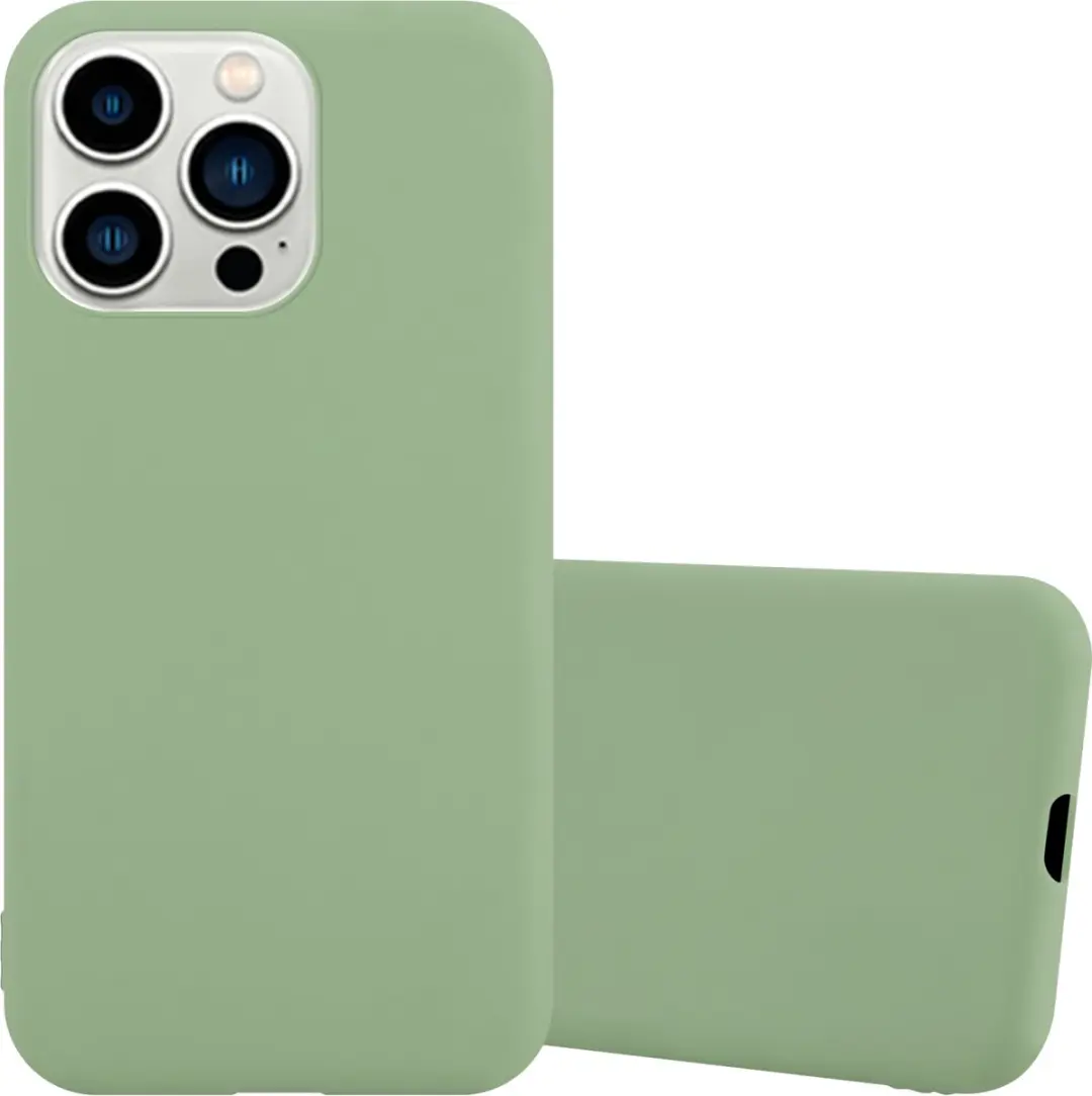 Cadorabo Hoesje geschikt voor Apple iPhone 14 PRO in CANDY PASTEL GROEN