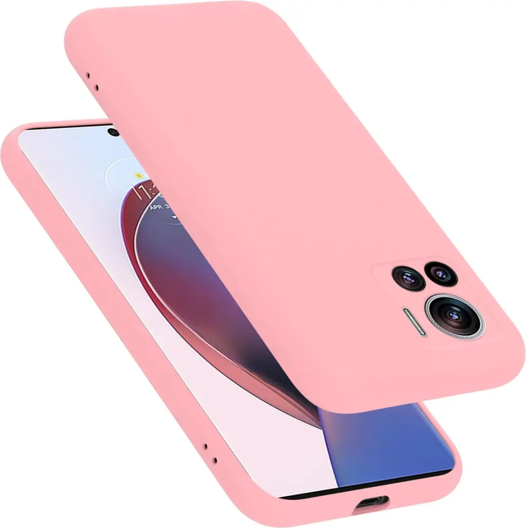 Cadorabo Hoesje geschikt voor Motorola EDGE 30 ULTRA / X30 PRO in LIQUID ROZE