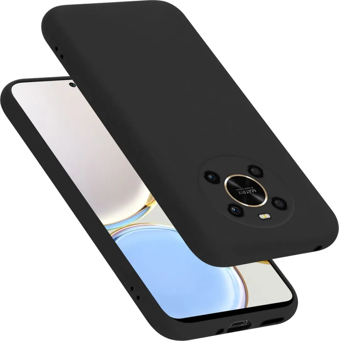 Cadorabo Hoesje geschikt voor Honor MAGIC 4 LITE in LIQUID ZWART