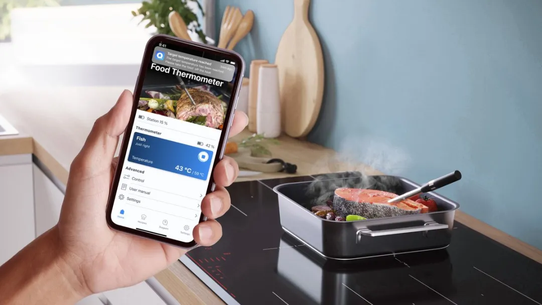 Bosch HEZ32WA00 - Draadloze Bluetooth kerntemperatuurmeter - Vaatwasserbestendig