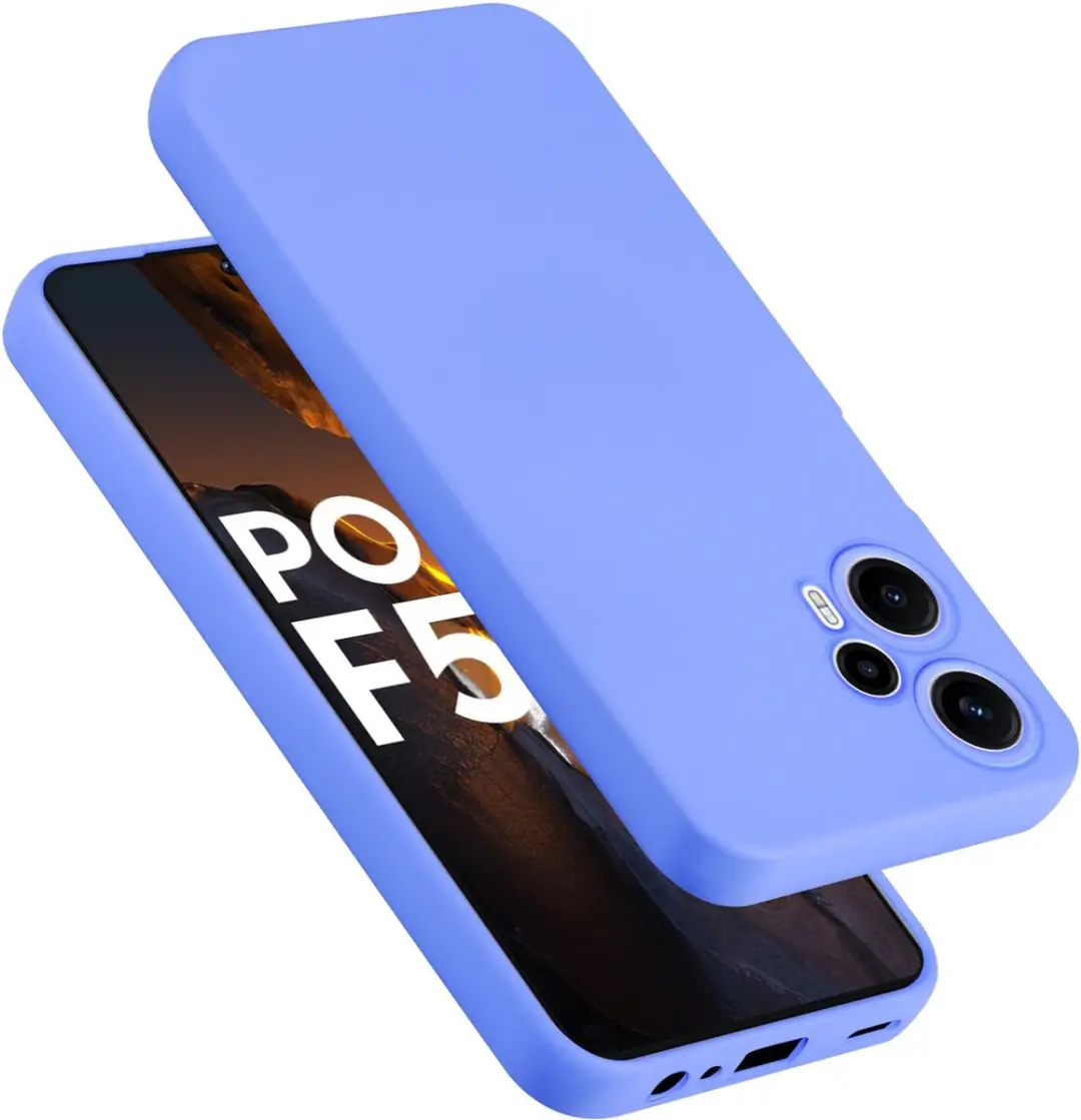 Cadorabo Hoesje geschikt voor Xiaomi Poco F5 in LIQUID LICHT PAARS