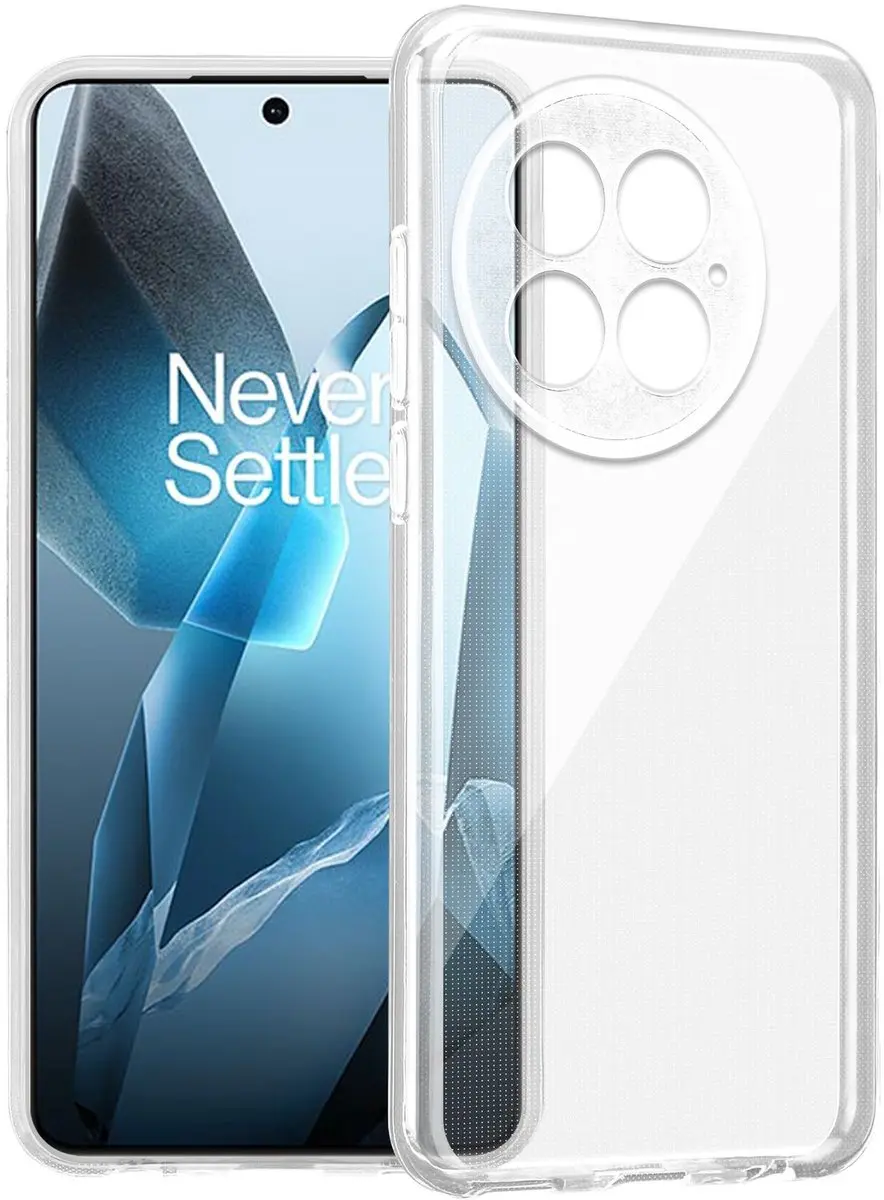 Cadorabo Hoesje geschikt voor OnePlus 13 in VOLLEDIG TRANSPARANT Niet-vergelende