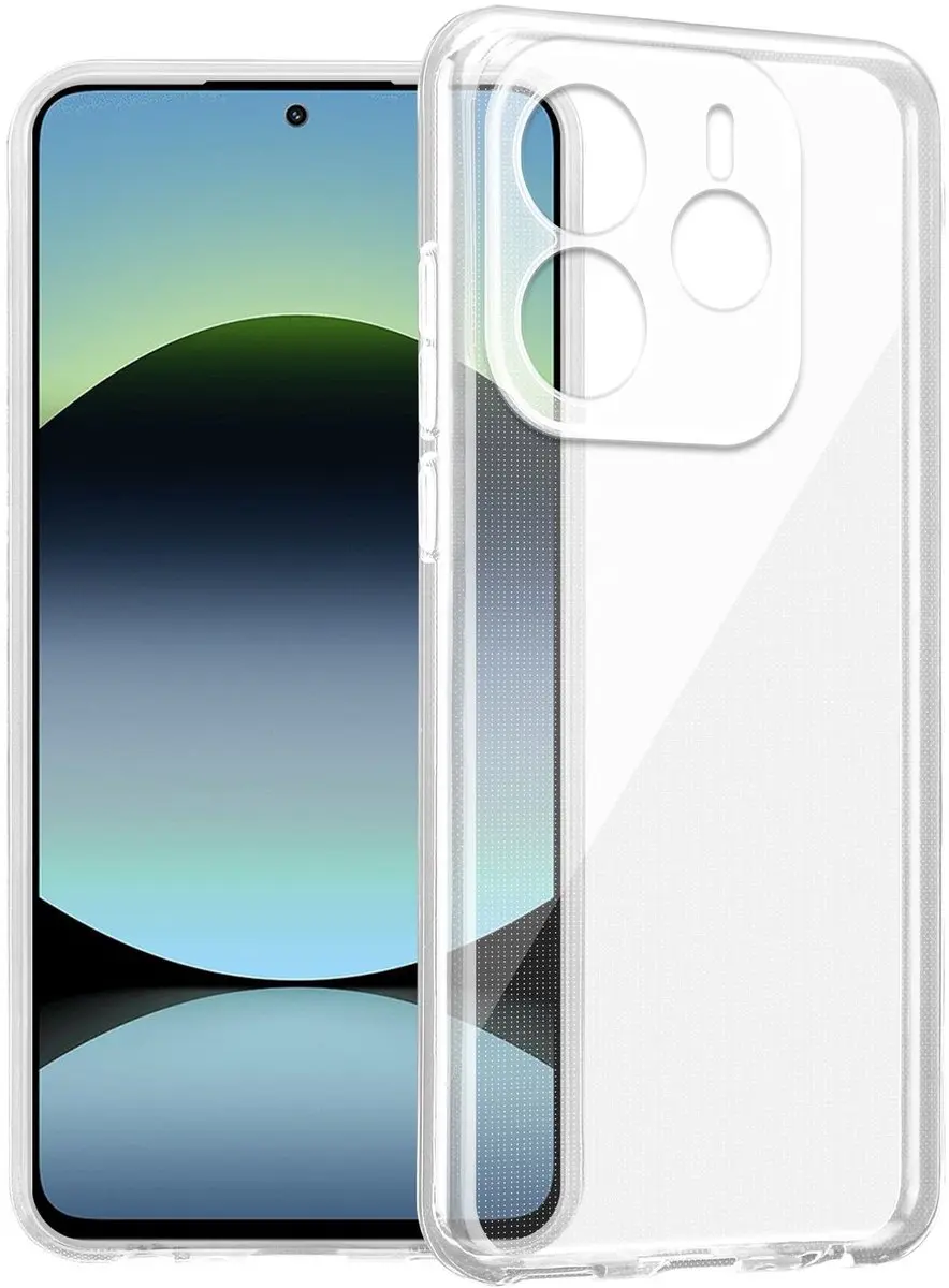 Cadorabo Hoesje geschikt voor Xiaomi RedMi Note 14 5G in VOLLEDIG TRANSPARANT Ni