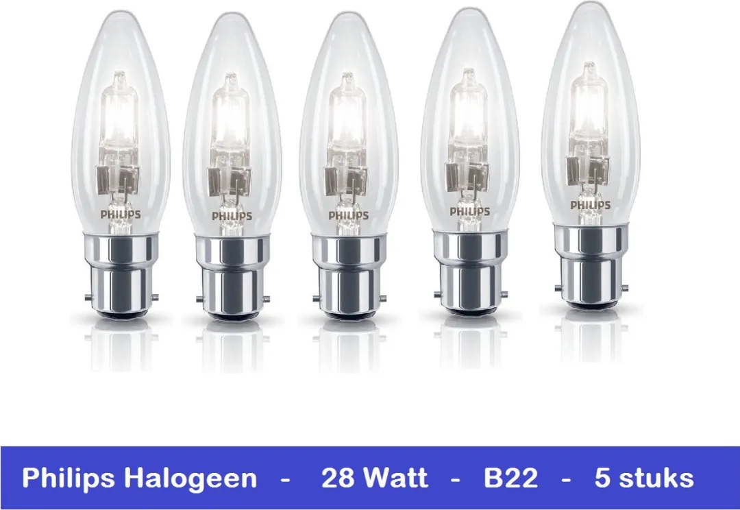 Philips Halogeen Kaars B22 28W