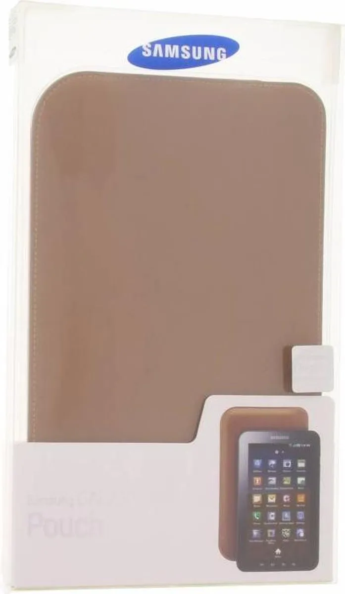 Samsung EF-C980LC Lederen Hoes Galaxy Tab - Zandkleur