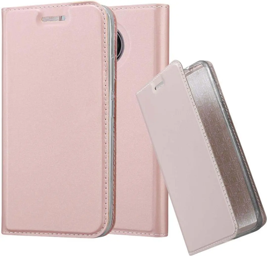 Cadorabo Hoesje geschikt voor Motorola MOTO G5S in CLASSY ROSE GOUD