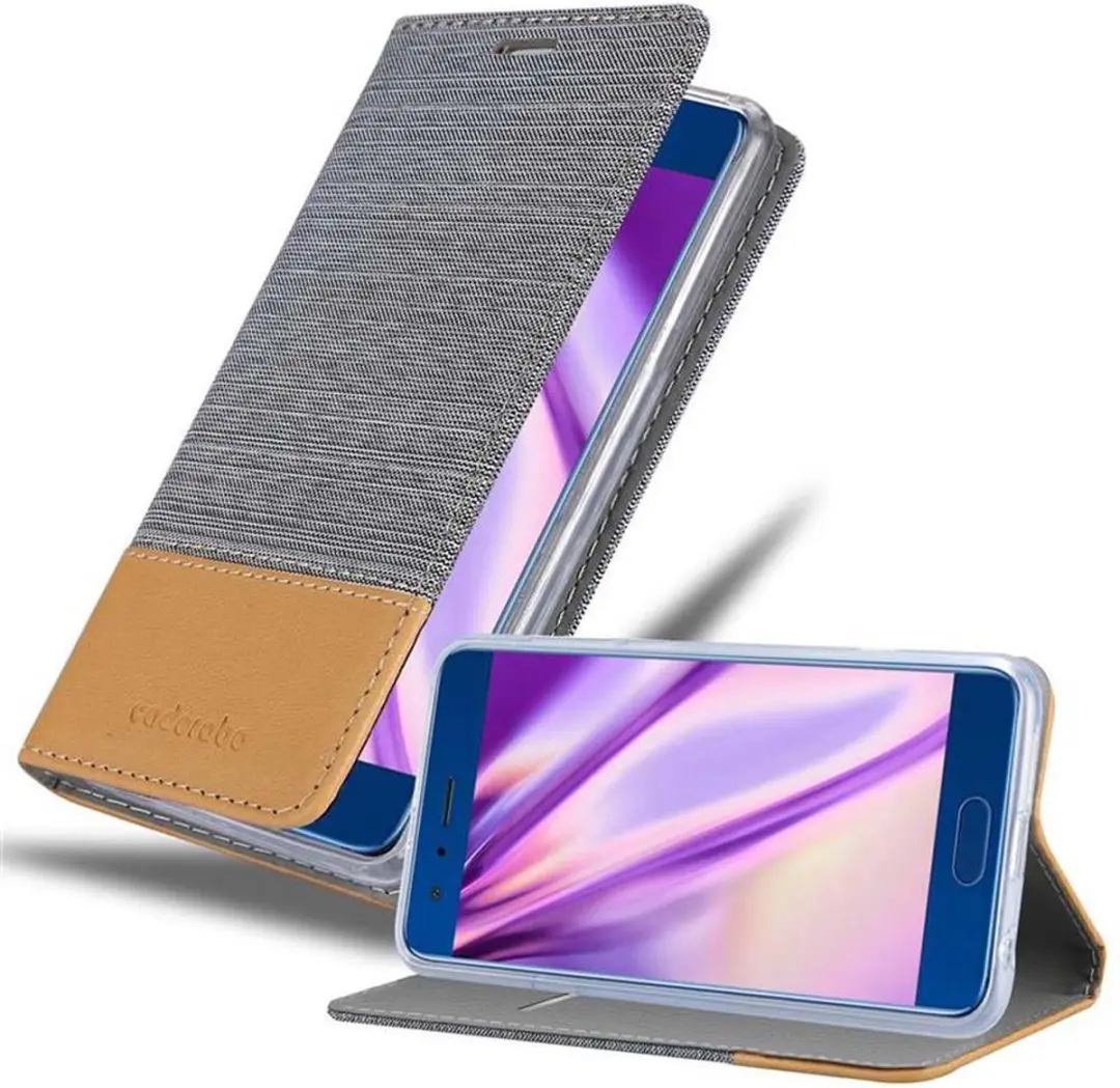 Cadorabo Hoesje geschikt voor Honor 9 in LICHTGRIJS BRUIN