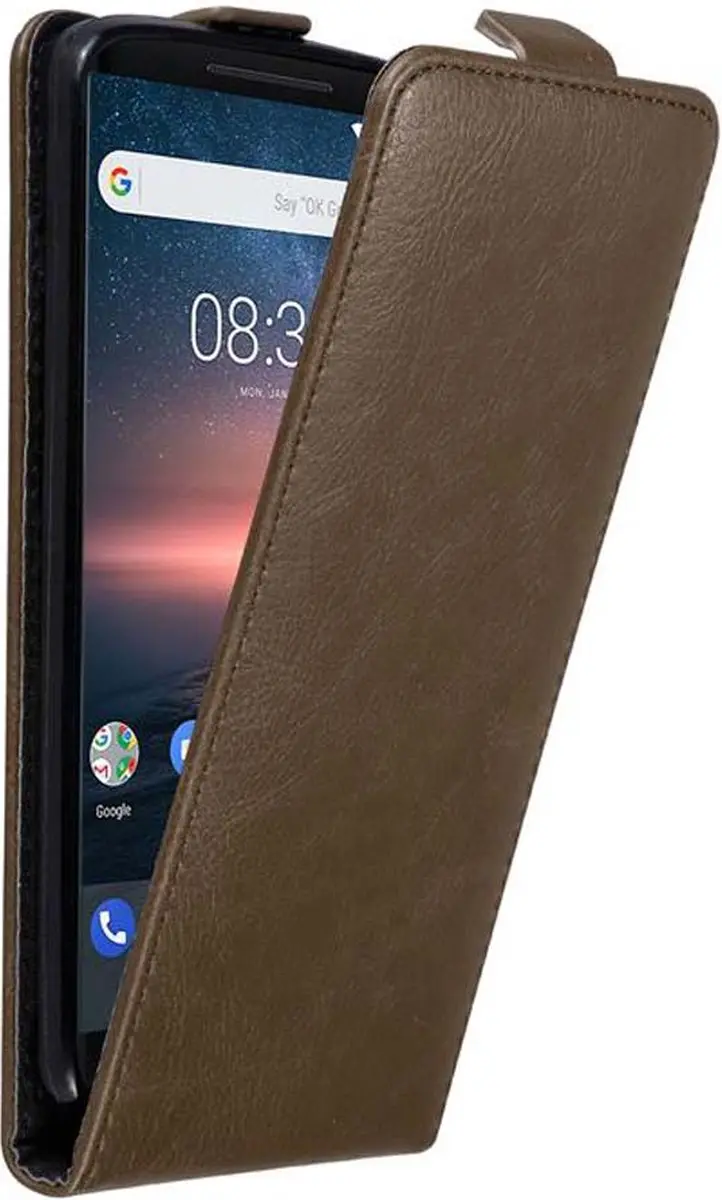 Cadorabo Hoesje geschikt voor Nokia 8 Sirocco in KOFFIE BRUIN
