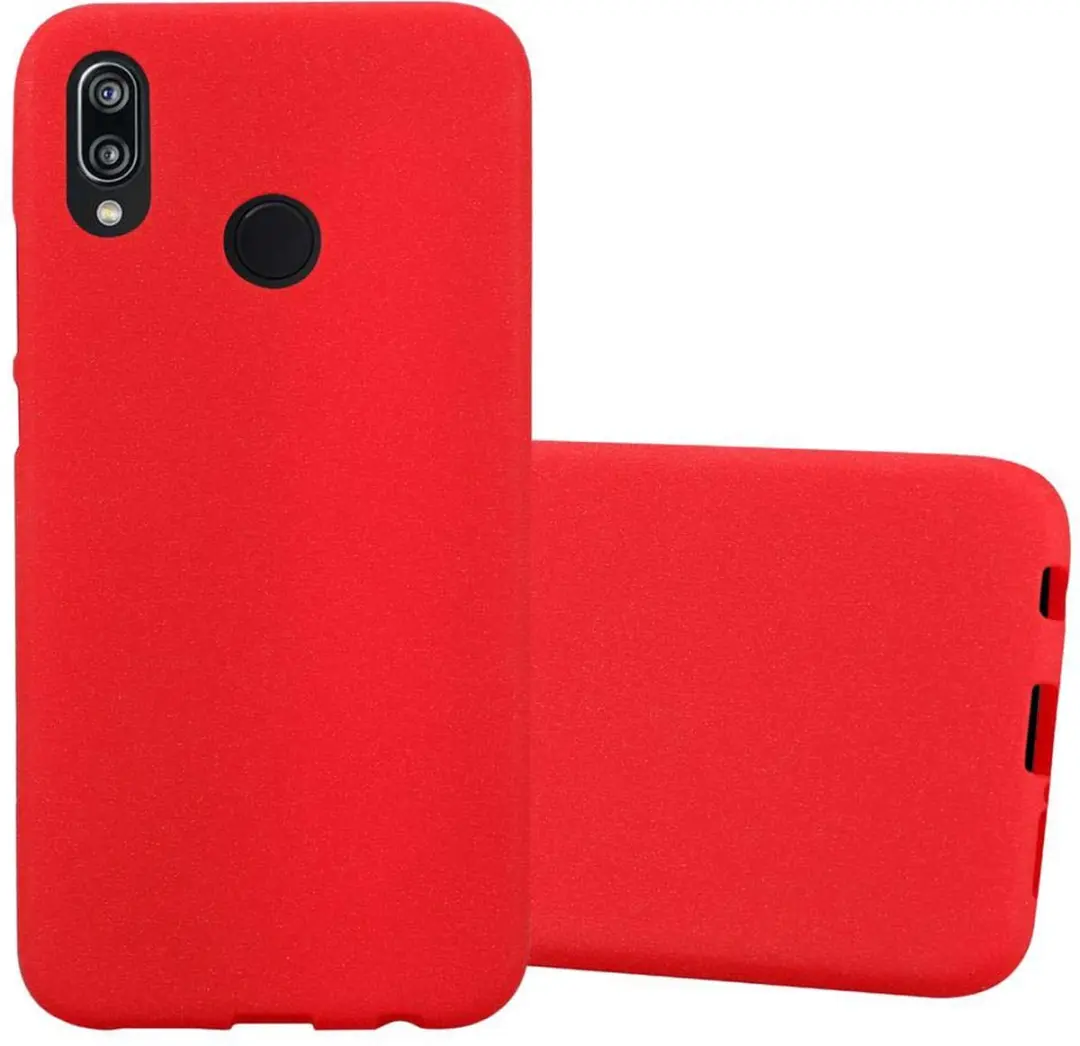 Cadorabo Hoesje geschikt voor Huawei P20 LITE 2018 / NOVA 3E in FROST ROOD