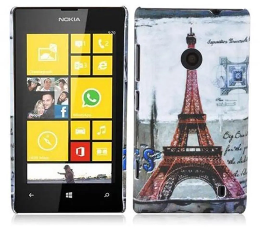 Cadorabo Hoesje geschikt voor Nokia Lumia 520 / 521 met PARIS