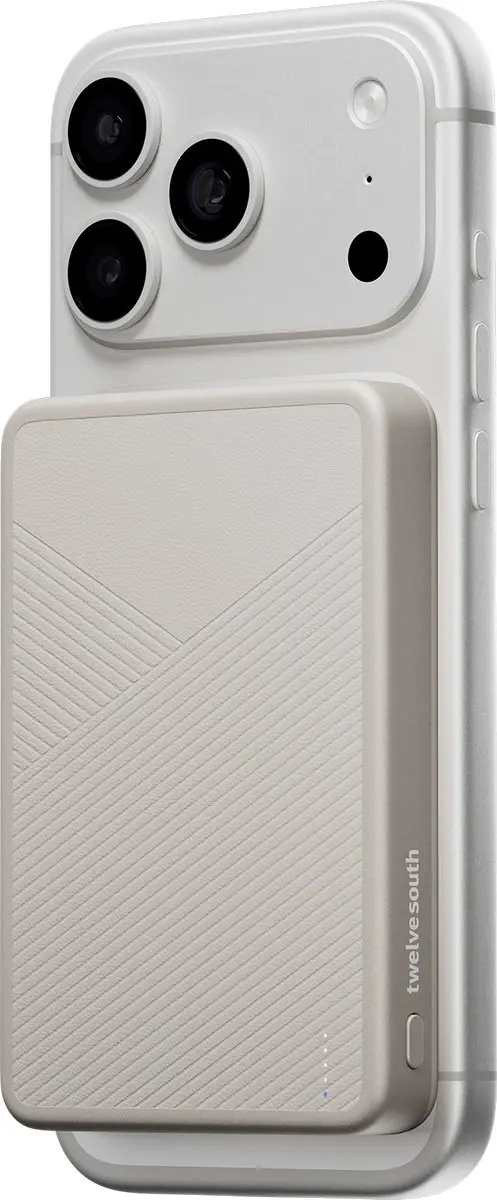 Twelve South PowerCapsule TS-2571 Powerbank - Beige - afbeelding 5 van 6