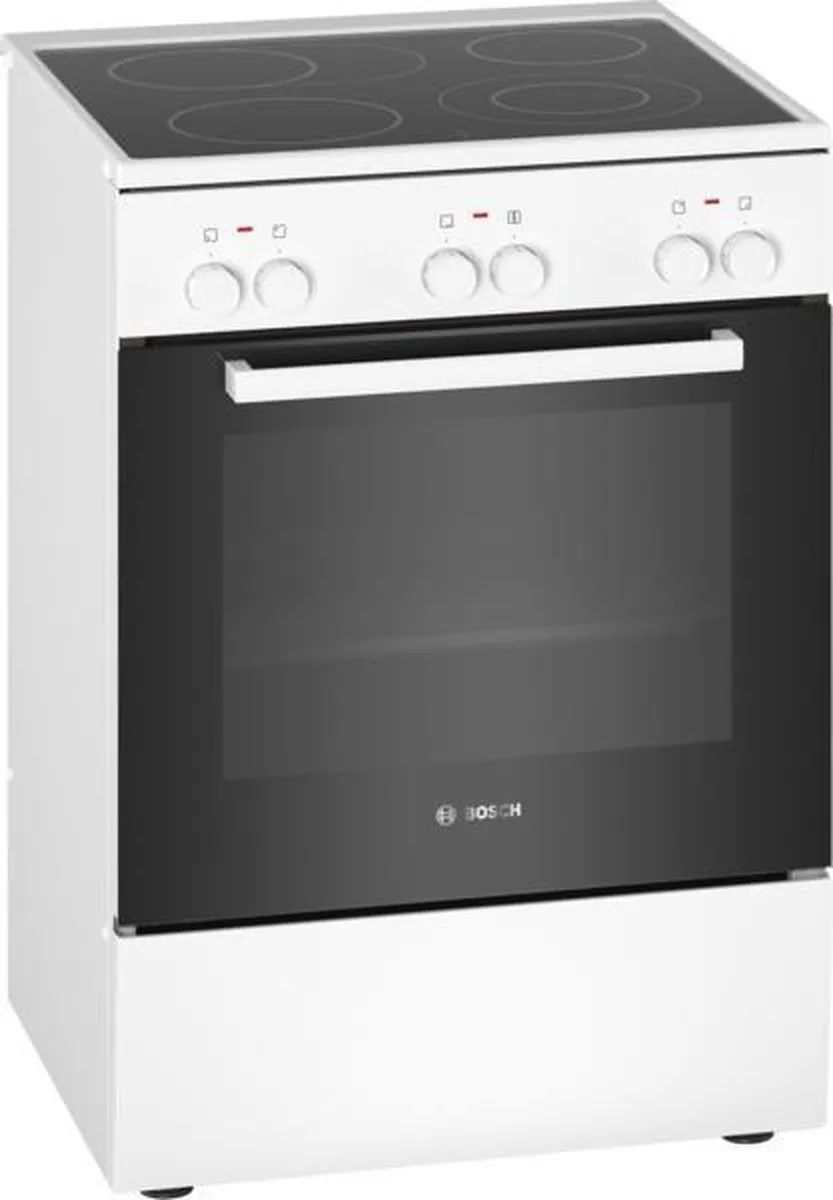 Bosch HKA090220 Keramisch Fornuis 60cm - 4 Kookzones - Wit