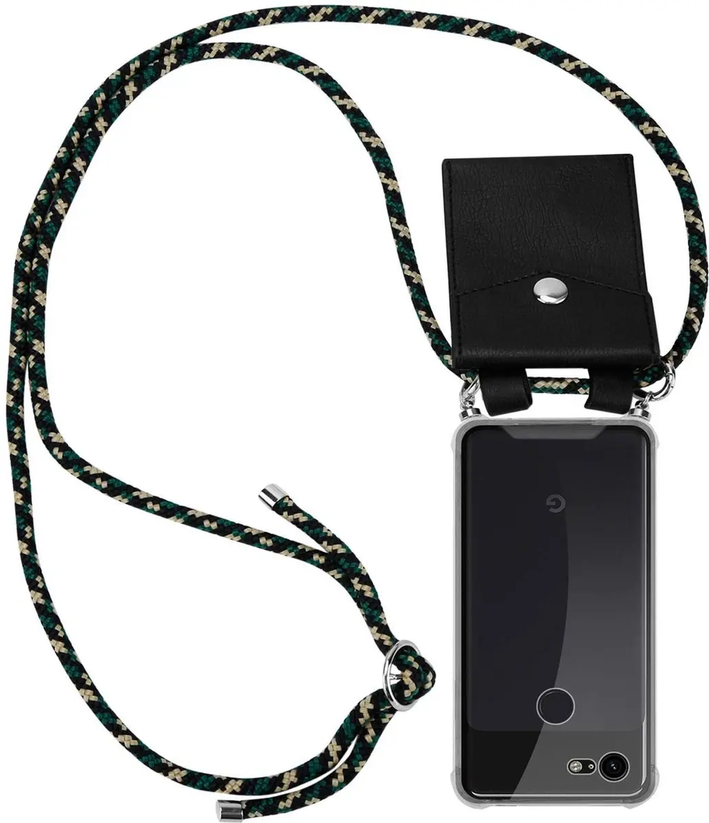 Cadorabo Hoesje geschikt voor Google PIXEL 3A XL in CAMOUFLAGE