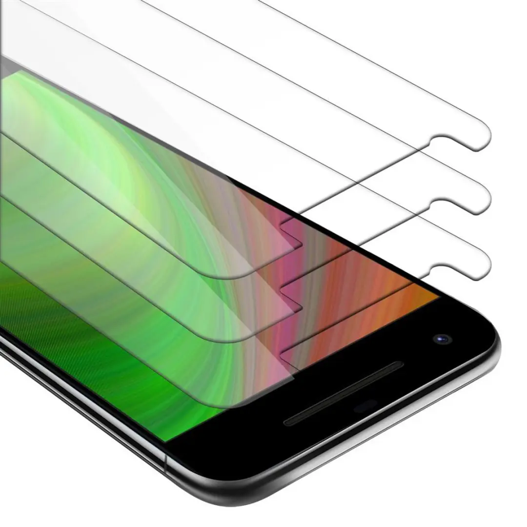 Cadorabo 3x Screenprotector geschikt voor Google PIXEL 2