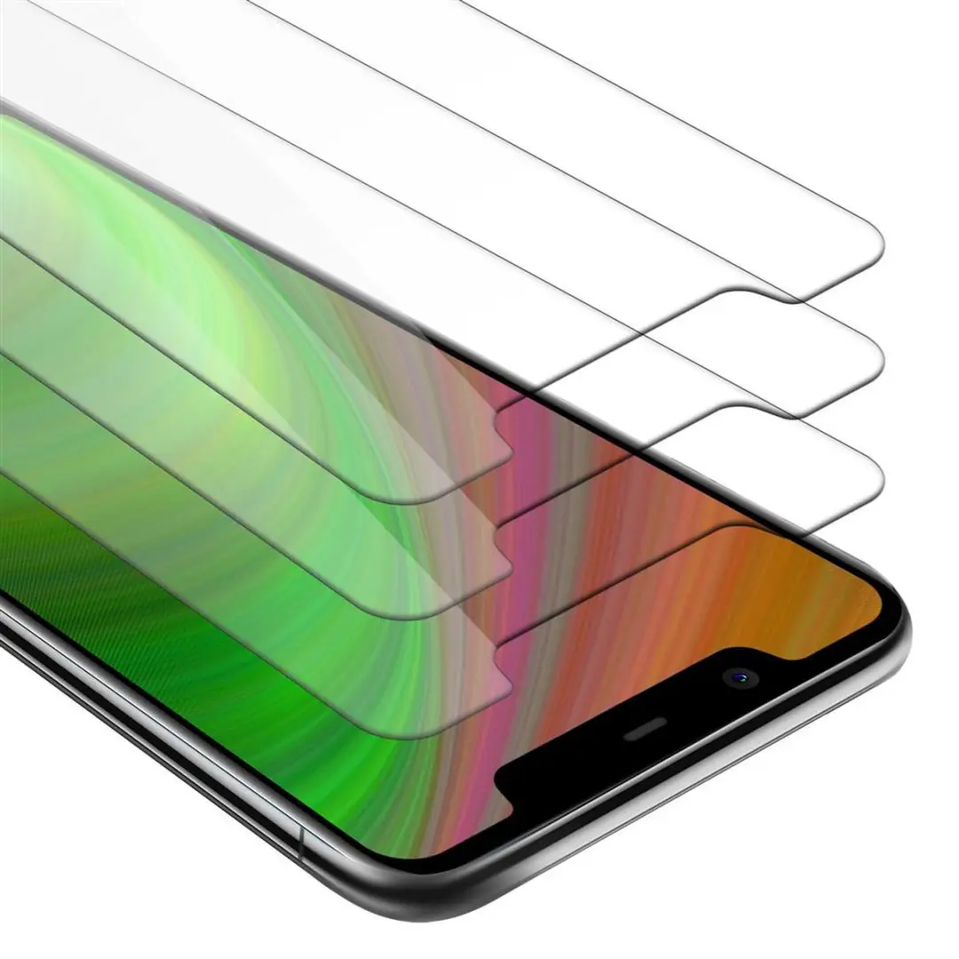 Cadorabo 3x Screenprotector geschikt voor Nokia 5.1 PLUS / X5