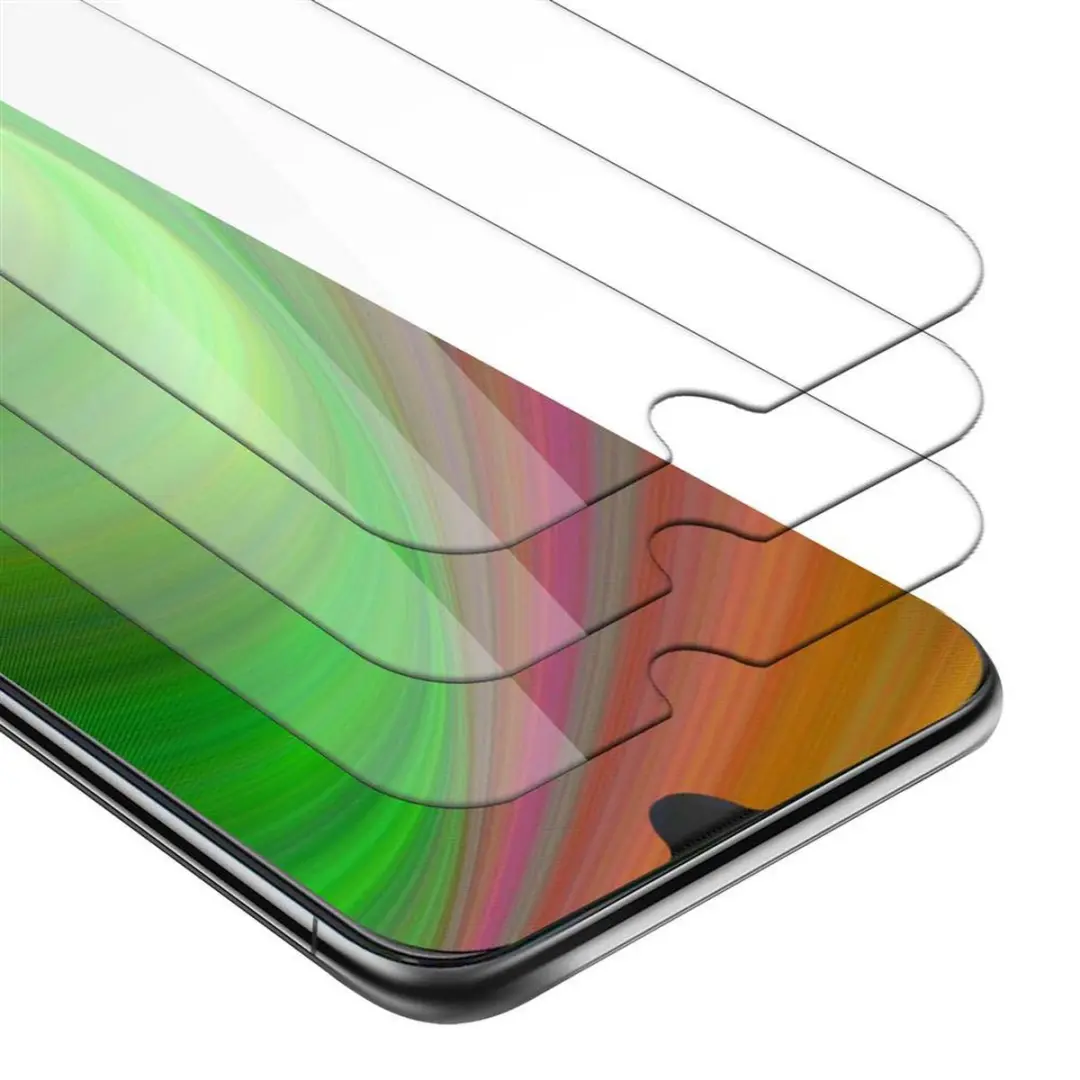 Cadorabo 3x Screenprotector geschikt voor HTC Desire 19 PLUS
