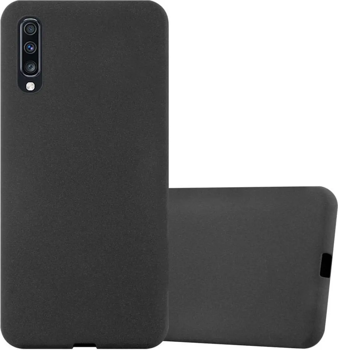 Cadorabo Hoesje geschikt voor Samsung Galaxy A70 / A70s in FROST ZWART