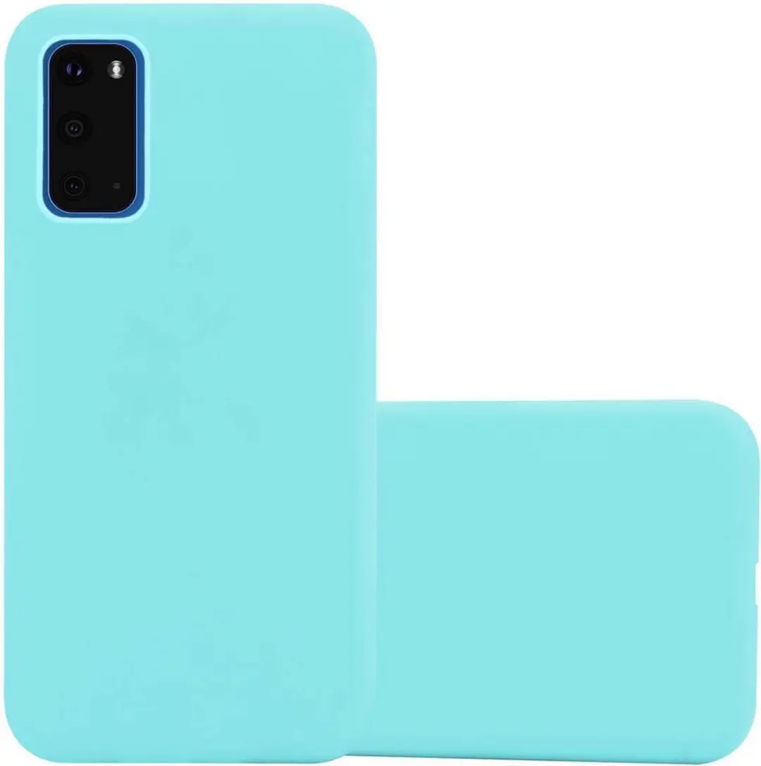 Cadorabo Hoesje geschikt voor Samsung Galaxy S20 in CANDY BLAUW