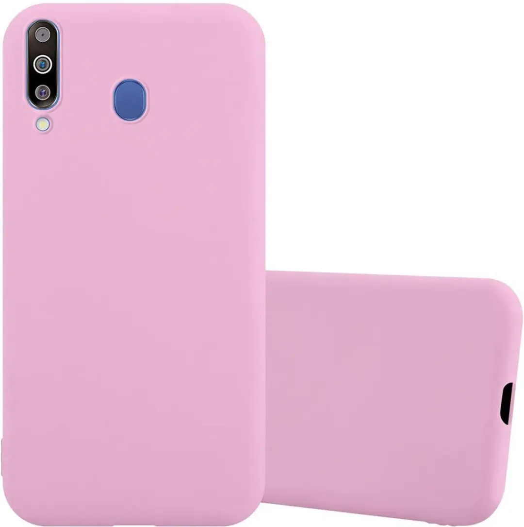 Cadorabo Hoesje geschikt voor Samsung Galaxy M30 / A40s in CANDY ROZE