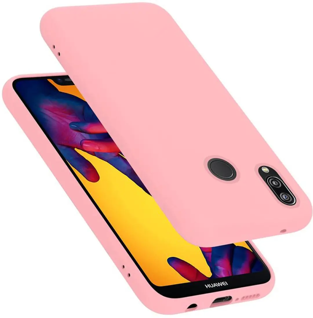 Cadorabo Hoesje geschikt voor Huawei P20 LITE 2018 / NOVA 3E in LIQUID ROZE