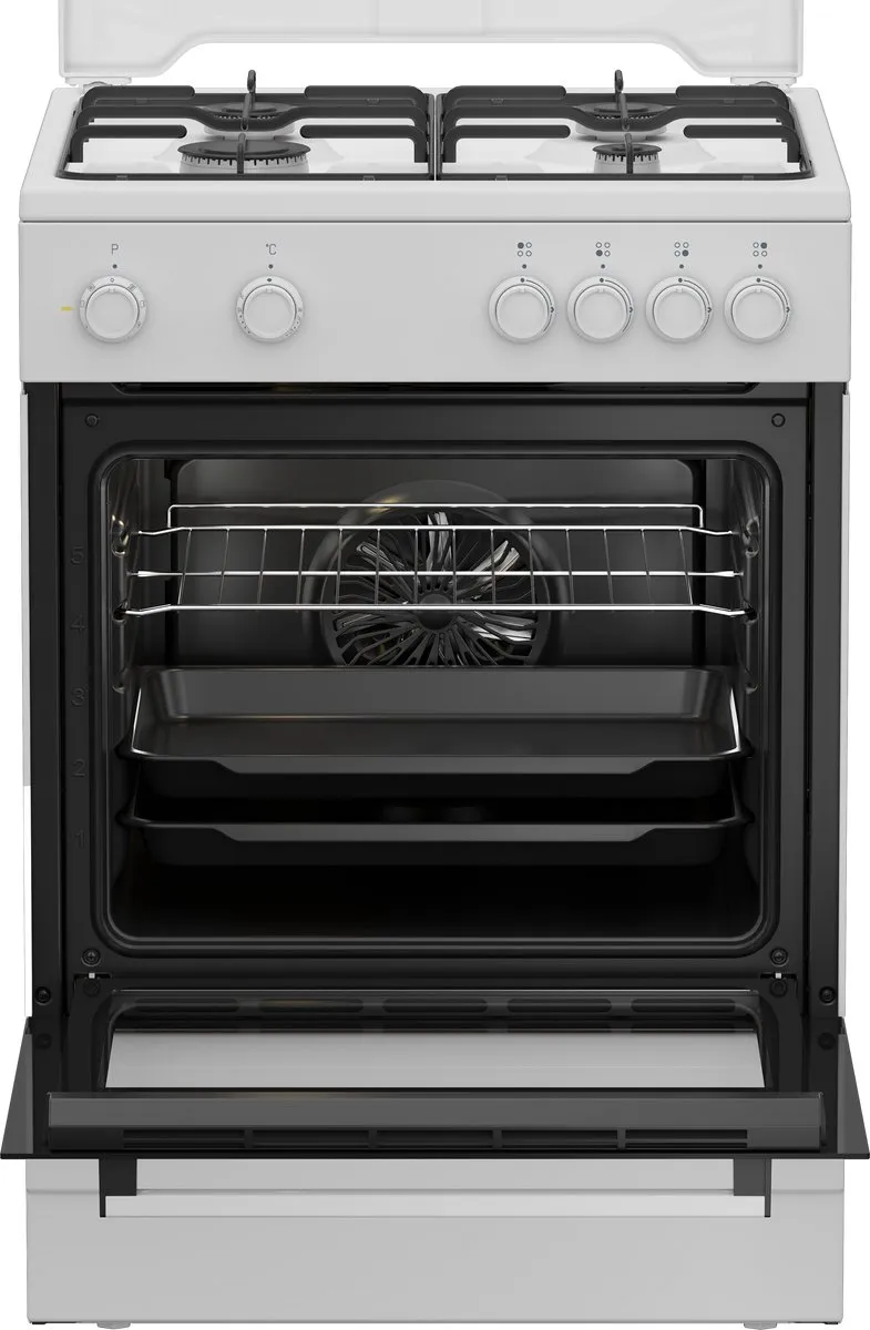 Beko FBM6202WNL Gasfornuis met oven - 66 liter - afbeelding 6 van 6