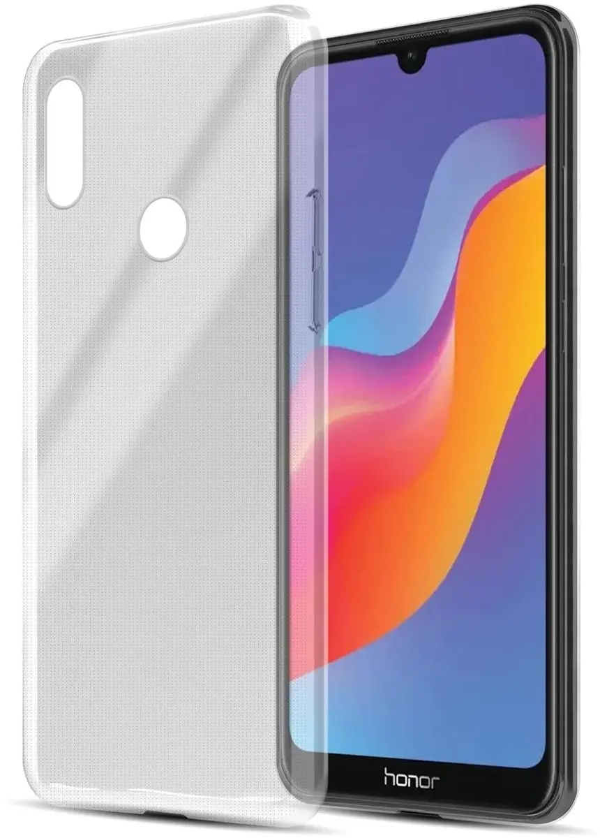 Cadorabo Hoesje geschikt voor Honor 8A PRIME in VOLLEDIG TRANSPARANT