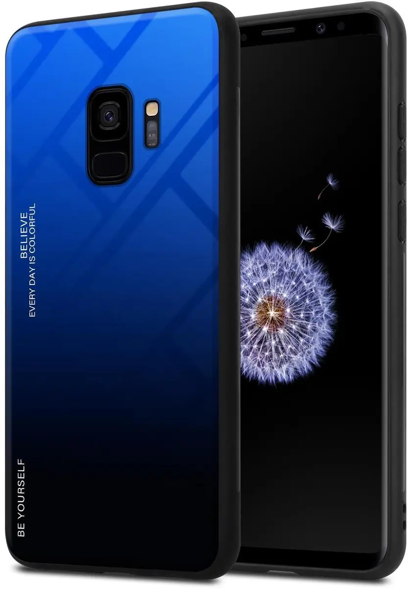 Cadorabo Hoesje geschikt voor Samsung Galaxy S9 in BLAUW