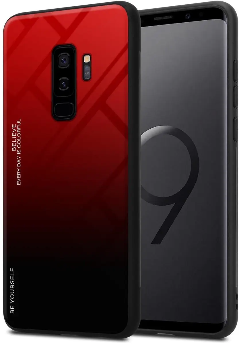 Cadorabo Hoesje geschikt voor Samsung Galaxy S9 PLUS in ROOD
