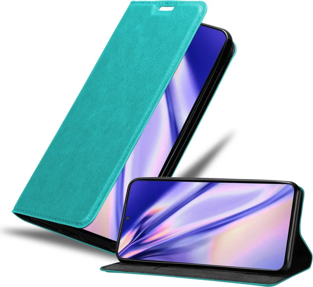 Cadorabo Hoesje geschikt voor Samsung Galaxy S22 PLUS in BENZINE TURKOOIS