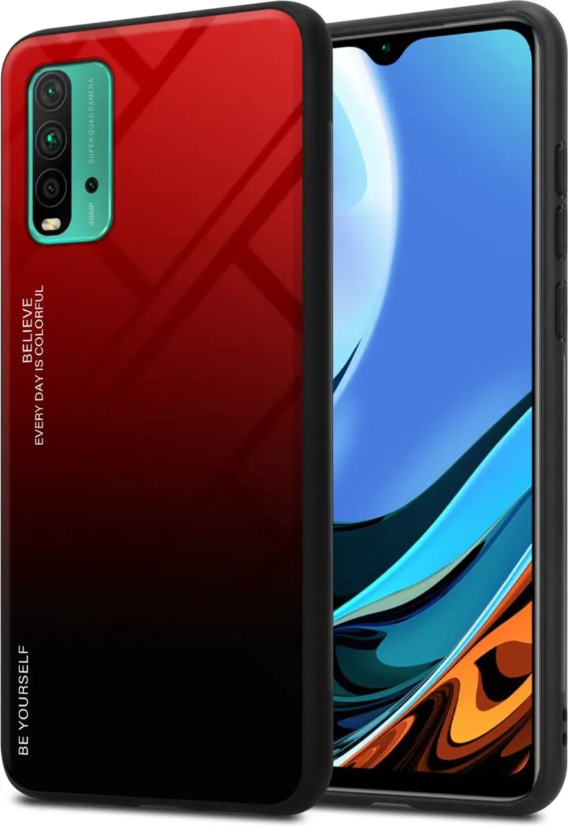 Cadorabo Hoesje geschikt voor Xiaomi RedMi 9T / POCO M3 in ROOD