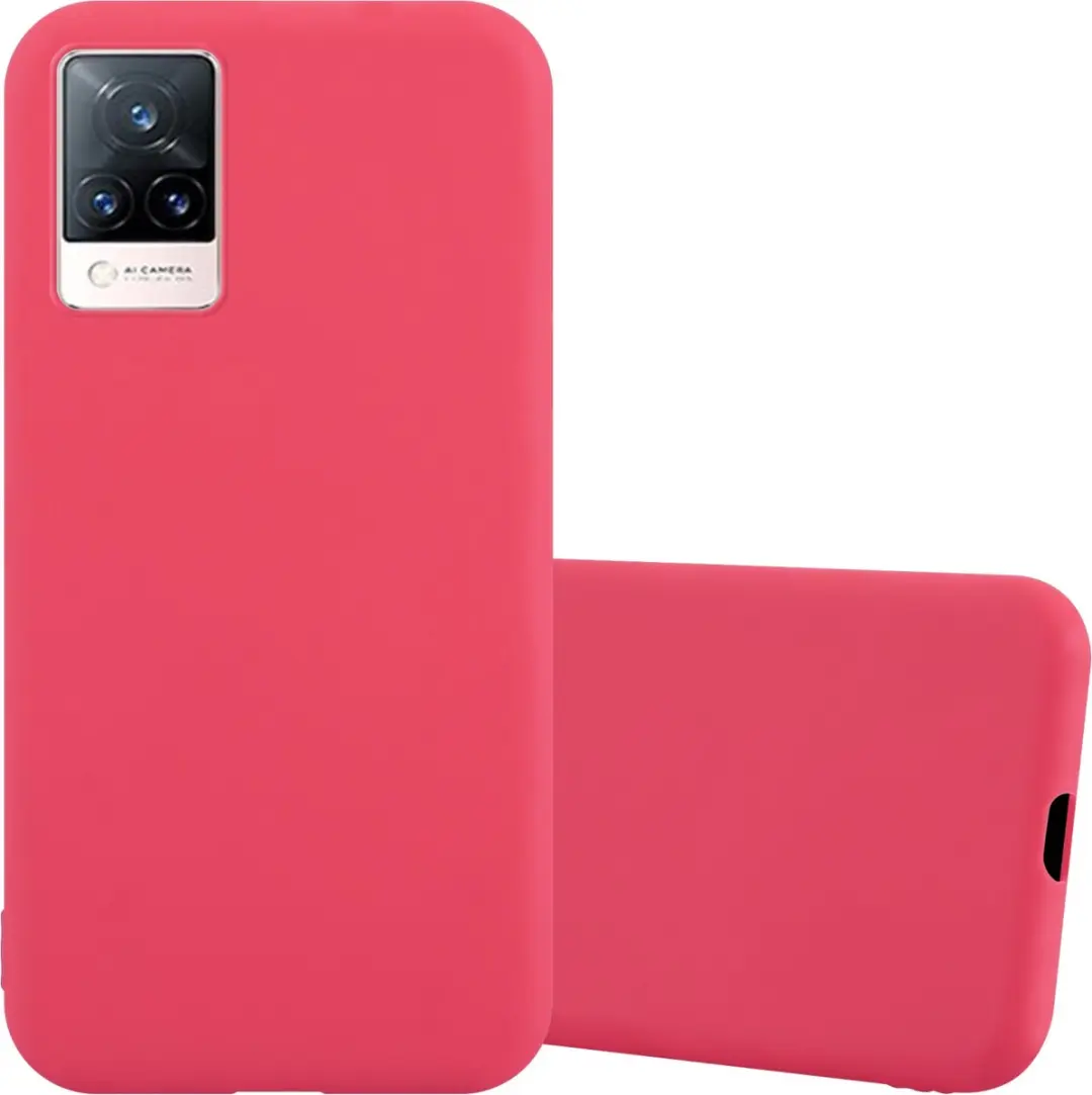 Cadorabo Hoesje geschikt voor Vivo V21 4G / 5G in CANDY ROOD