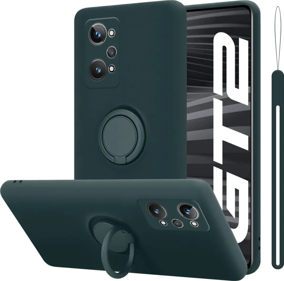 Cadorabo Hoesje geschikt voor Realme GT 2 / GT Neo 2 in LIQUID GROEN