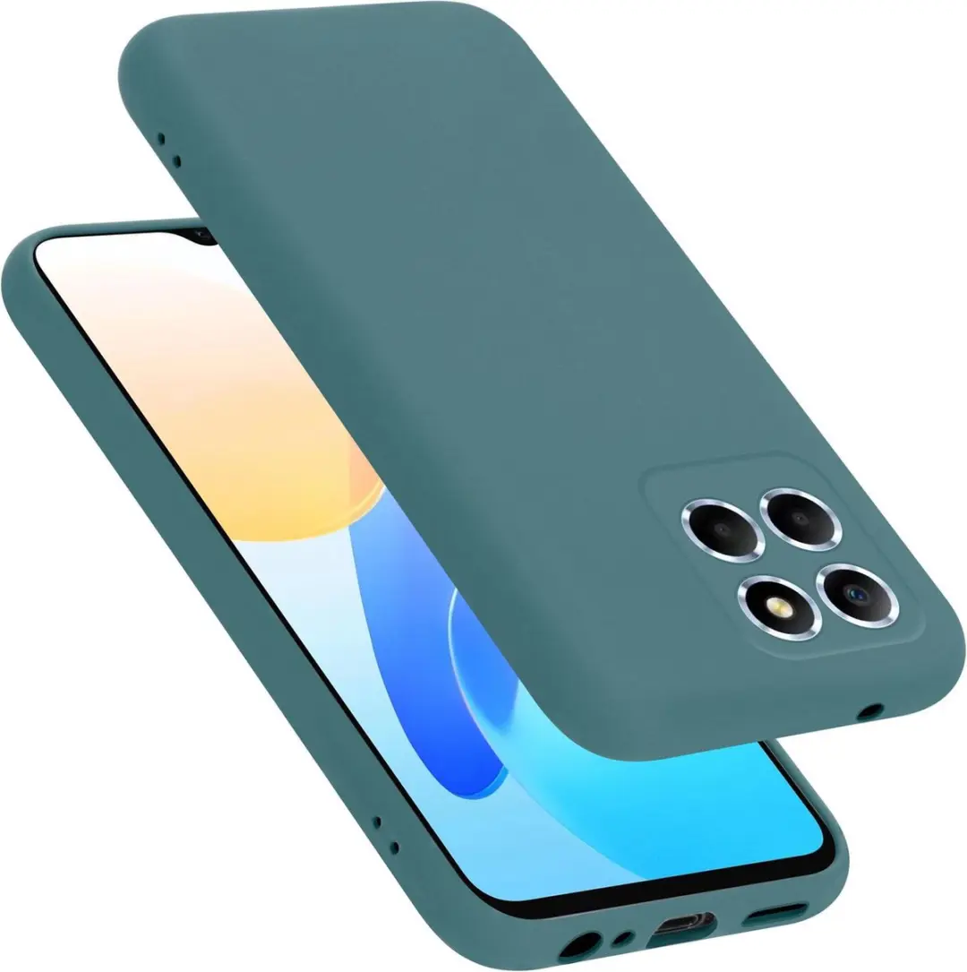 Cadorabo Hoesje geschikt voor Honor X8 5G in LIQUID GROEN