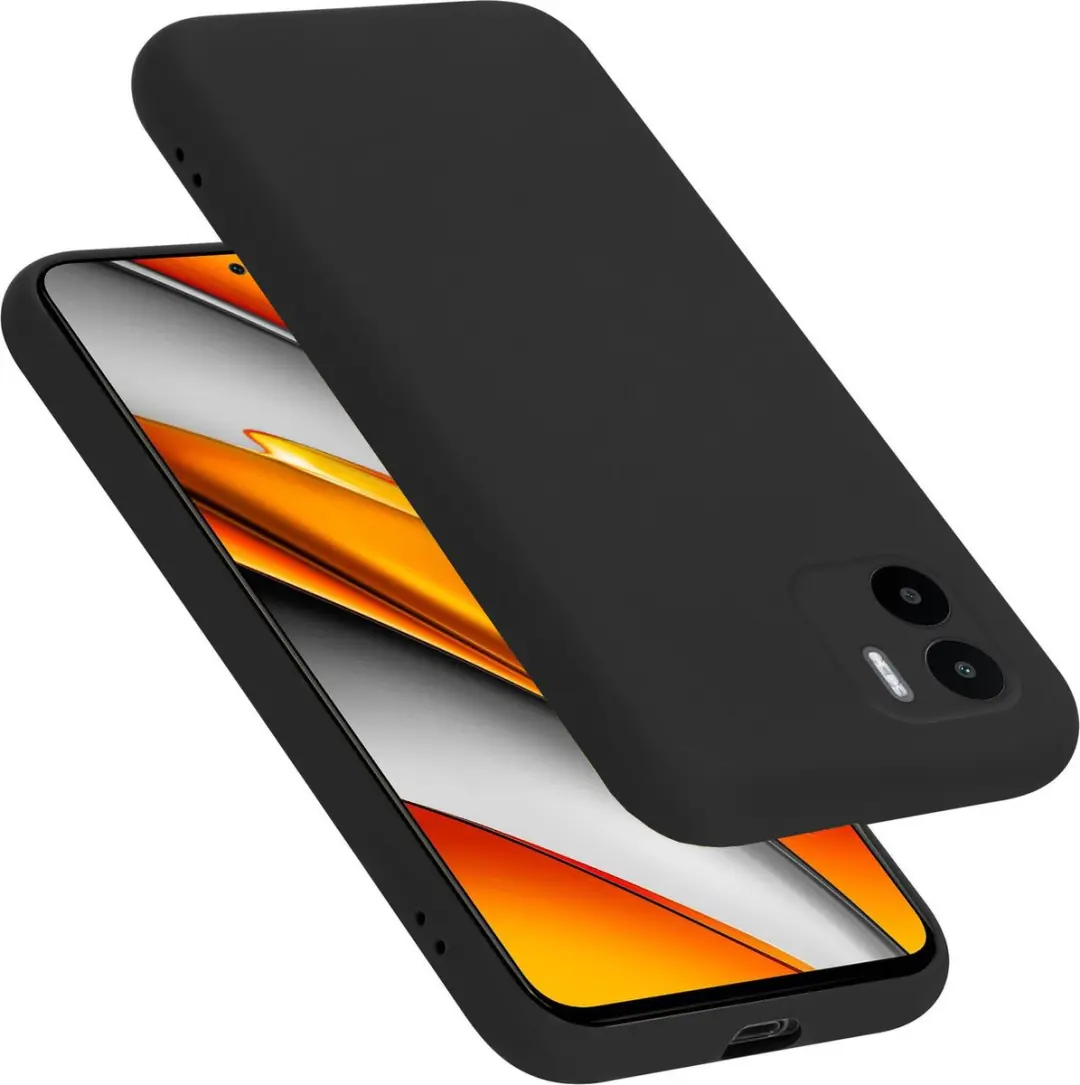 Cadorabo Hoesje geschikt voor Xiaomi RedMi A1 in LIQUID ZWART